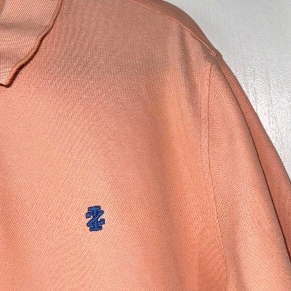 Izod Advantage Performance XXL Peach Polo Shirt Natural Stretch Cotton/Poly Blen - Picture 5 of 8
